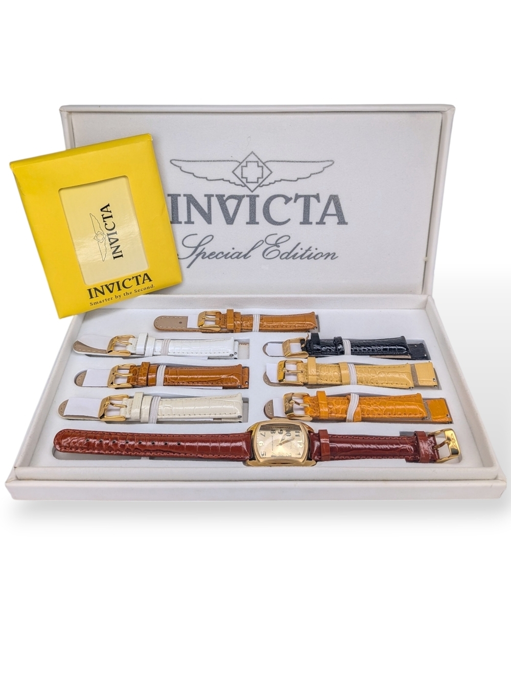Invicta Lupah Lady Watch Special Edition Gift Set Tritnite Night Glow & Bands